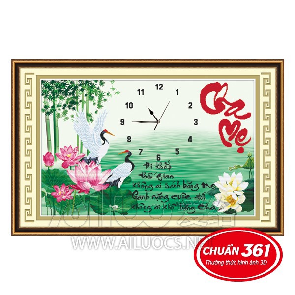 [HCM]Tranh thêu ĐH - Cha Mẹ ms 56709