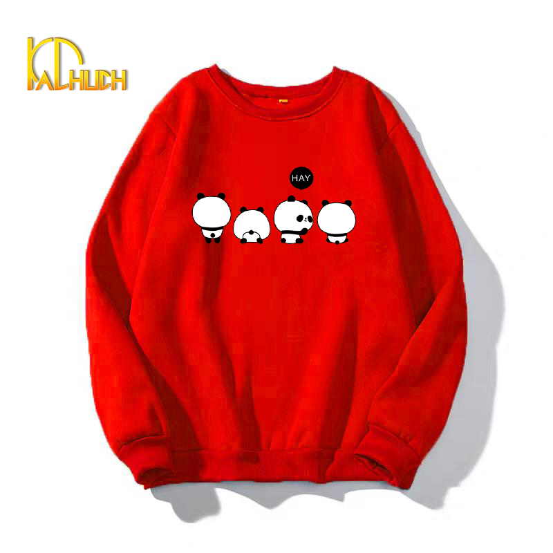 [Hoàn Tiền 15%] ÁO SWEATER IN 4 CON GẤU TRÚC (NHIỀU MÀU)