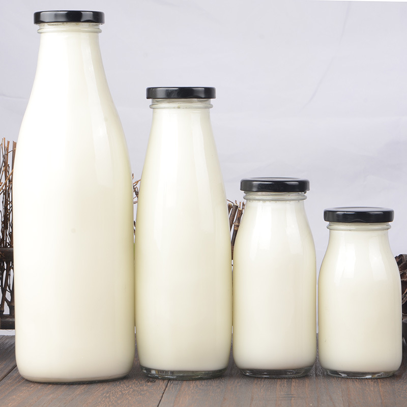 CHAI THỦY TINH ĐỰNG SỮA 200ML NẮP THIẾC