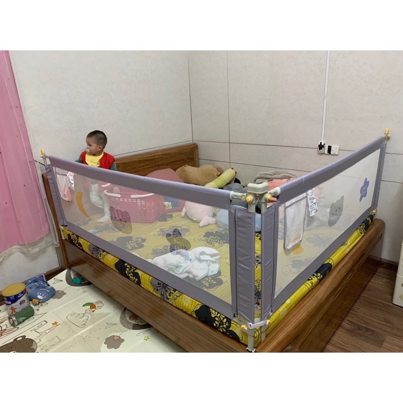 Bộ 2 thanh chắn giường cao cấp cho bé