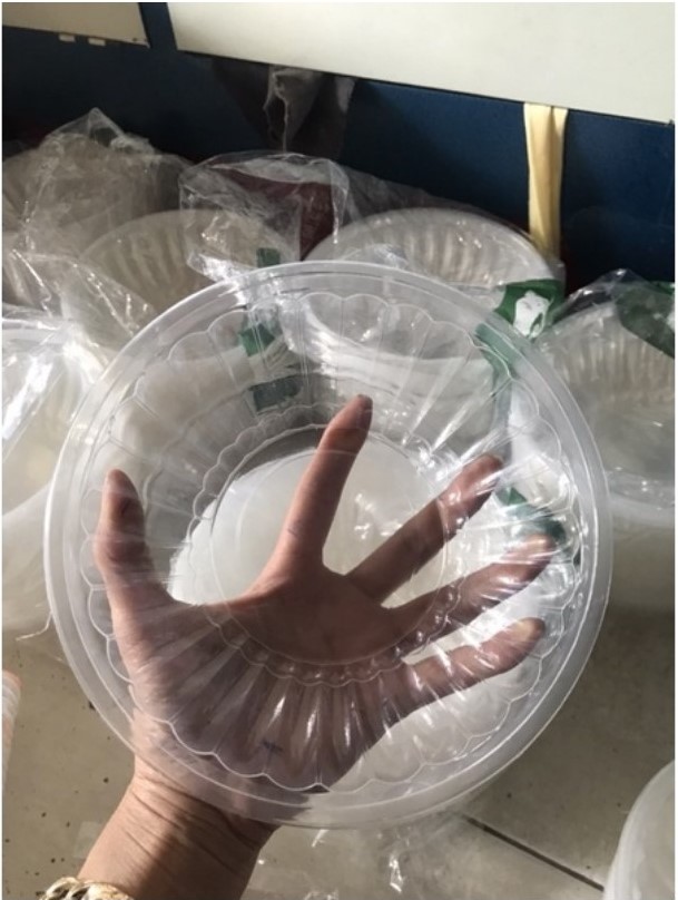 combo tô/chén nhựa dùng 1 lần