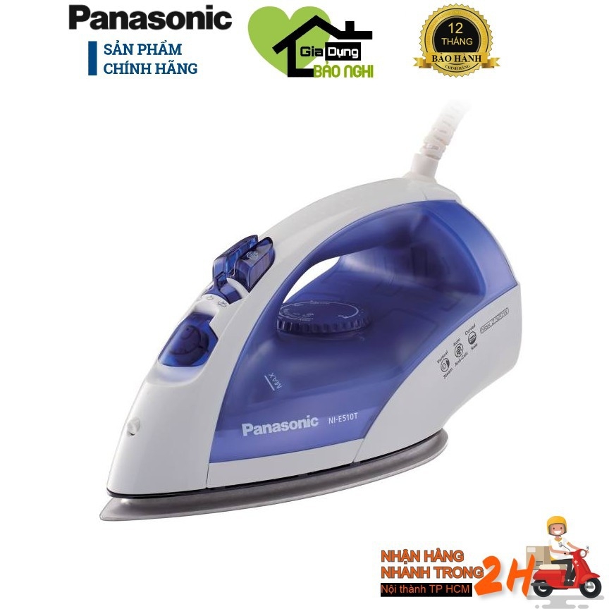 [HCM]Bàn ủi hơi nước Panasonic NI-E510