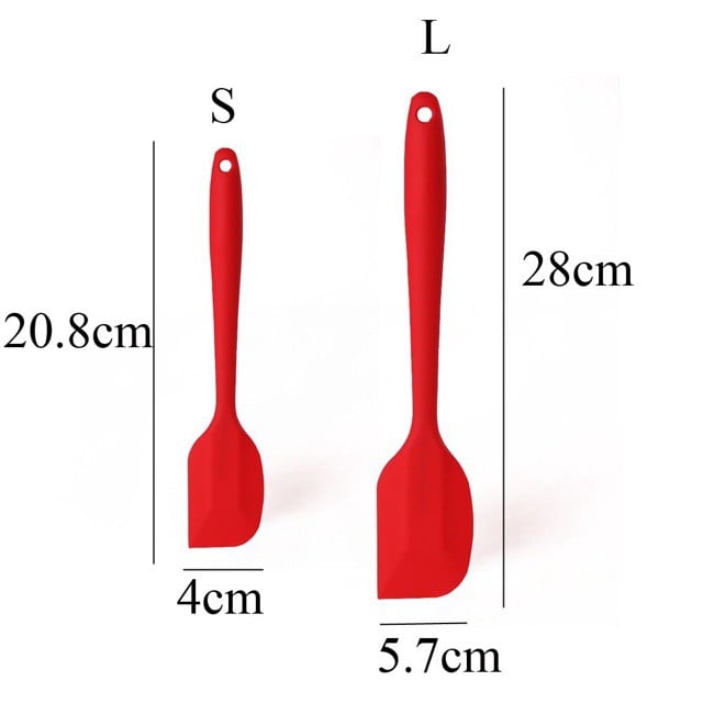 Spatula- Phới dẹt Silicon  đúc trộn bột