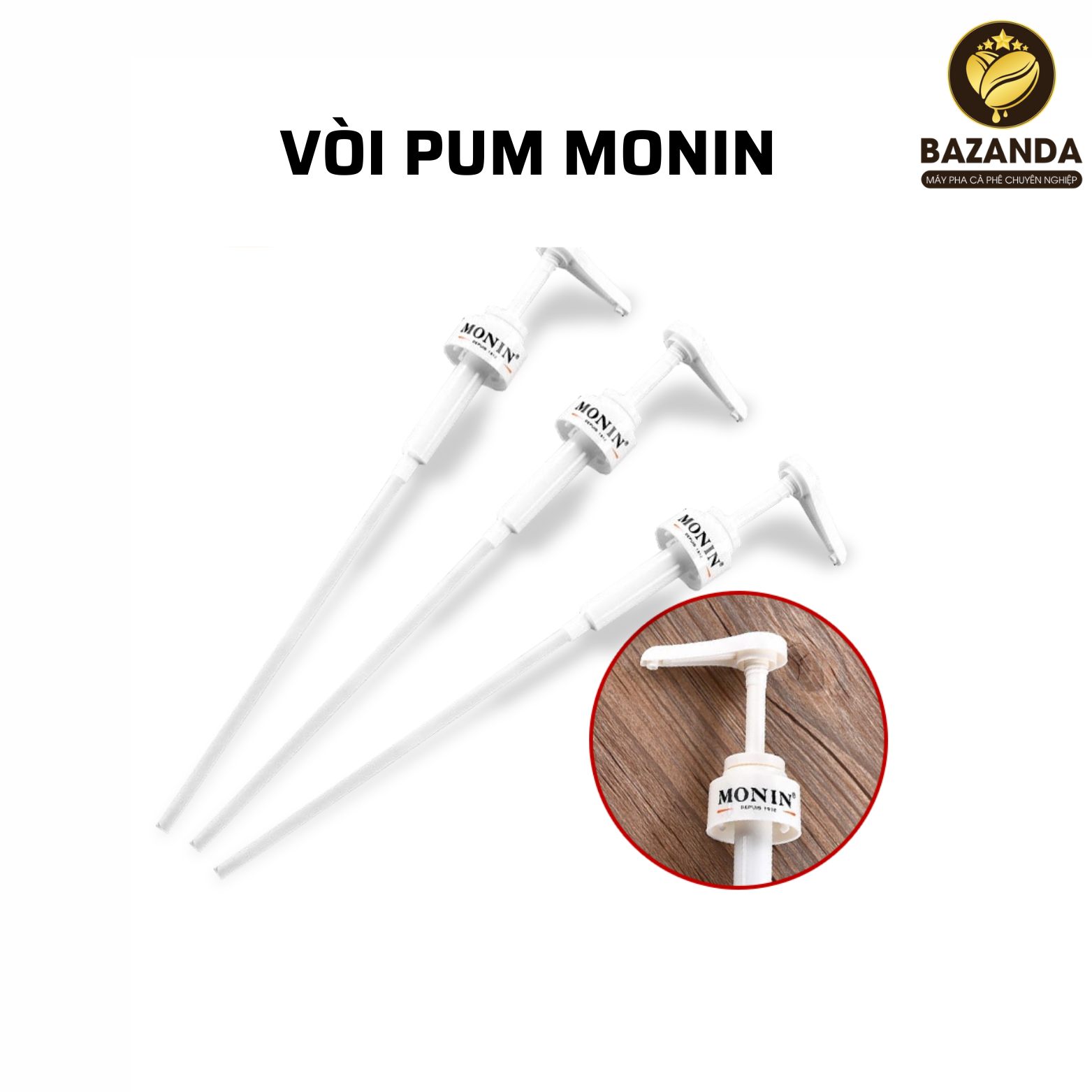 Vòi Bơm Siro Monin 10ml - Pump Syrup Monin 10ML