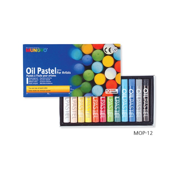 Sáp dầu mungyo hạng họa sĩ, oil pastel mungyo for artis set 12 / 24 /36 /48 màu