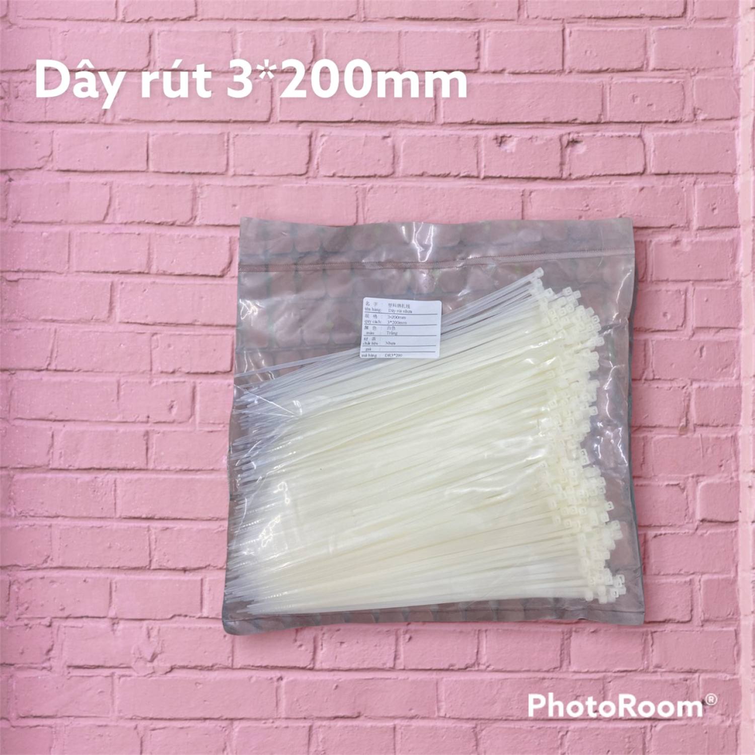 Dây rút nhựa 3*200mm