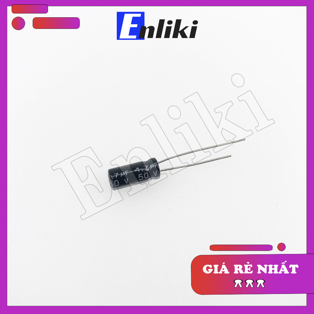 2 Chiếc Tụ 4.7uF 50V kích thước 5x11mm