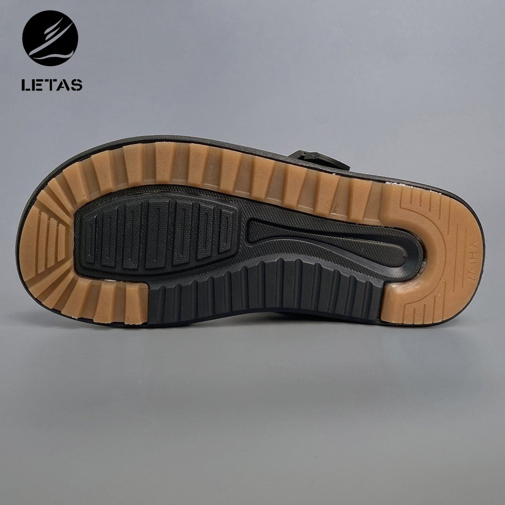 Sandal Nam Letas D711 Đen Đen