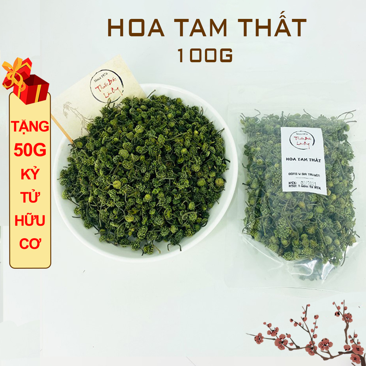 Nụ hoa tam thất bao tử 100g