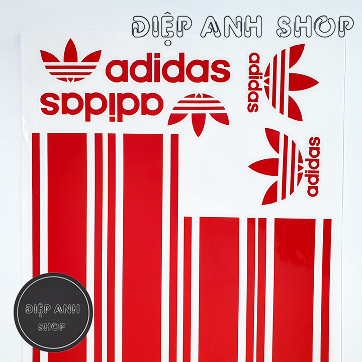 Tem xe SH - Tem Adidas đời 2017 - 2019 - Màu Đỏ