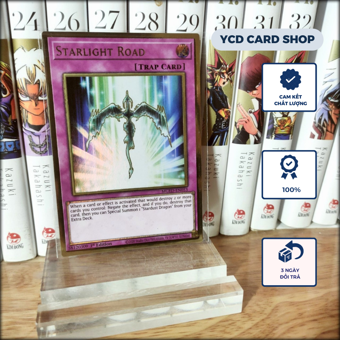 Thẻ bài Yugioh chính hãng Starlight Road – Premium Gold Rare