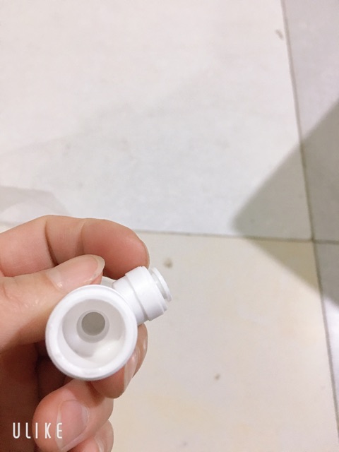 Cút góc nối nhanh phi 6 ren 21 - máy lọc nước