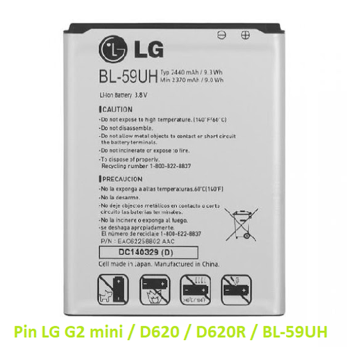 Pin LG G2 mini D620 D620R BL-59UH