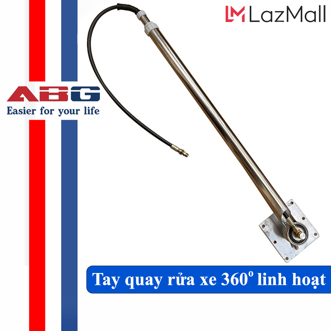 Tay quay rửa xe 360 độ abg đa năng, linh hoạt, dùng trong các trạm rửa xe hay trung tâm chăm sóc xe chuyên nghiệp