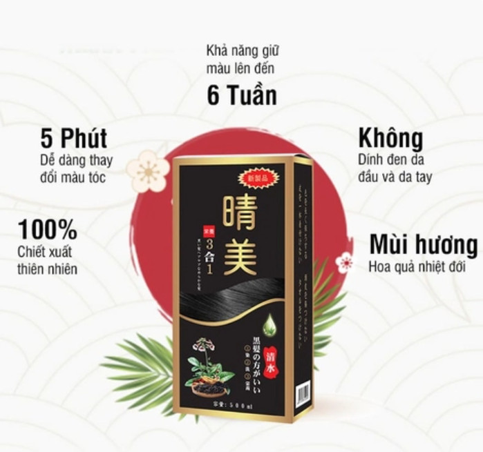 DẦU GỘI NHUỘM TÓC HỮU CƠ KOMI NHẬT BẢN (CHAI 500ML)