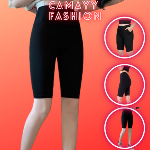 Quần legging đùi vải co giãn 4c mặc siêu thích