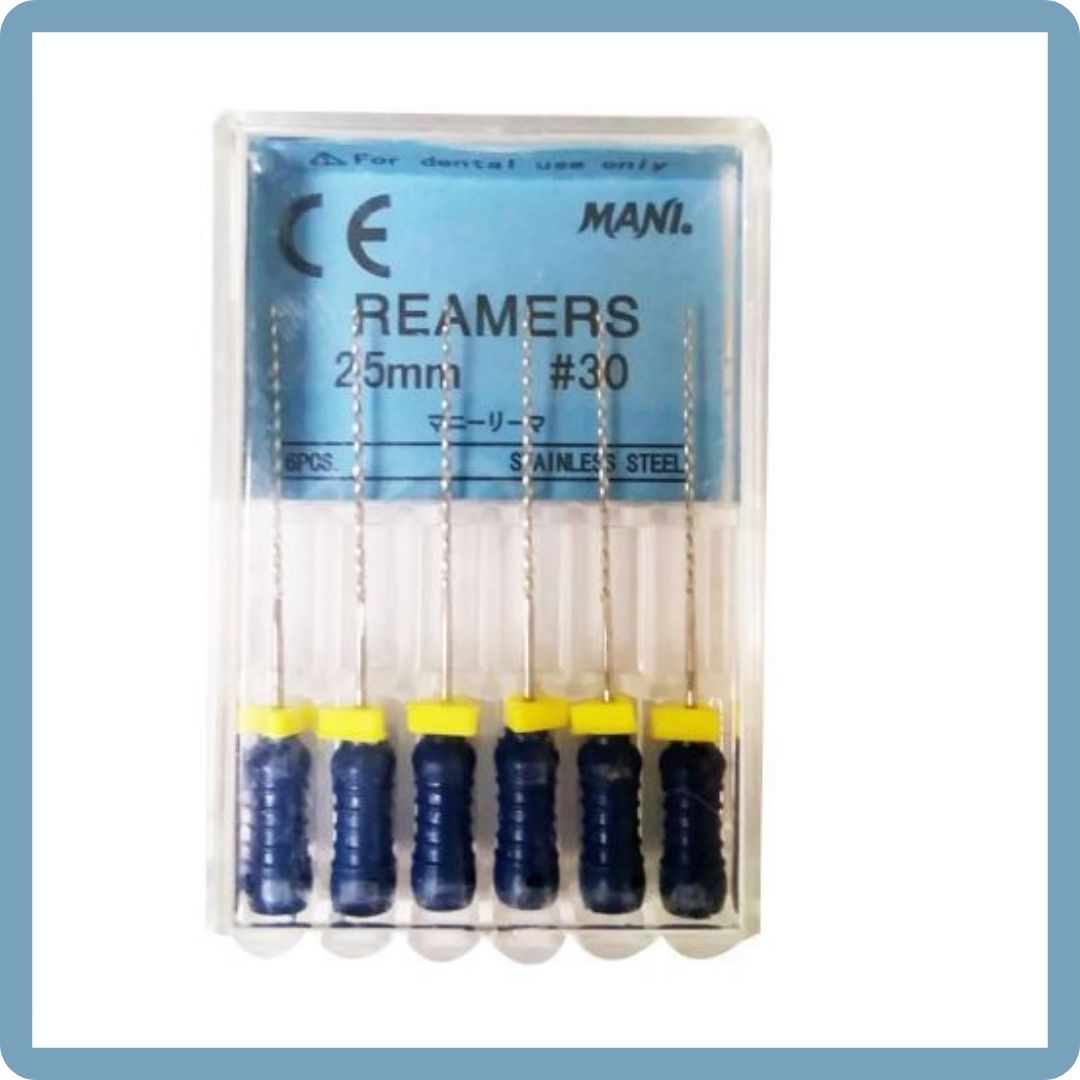 Reamer tam giác file mani dài 21mm và 25 từ số 10-80