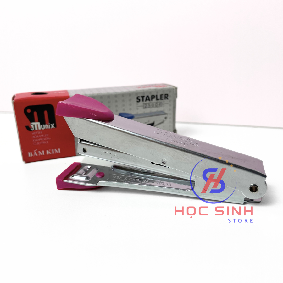 Bấm kim số 10 munix 25004 sản xuất tại ấn độ, chất lượng tốt, dùng kim số 10