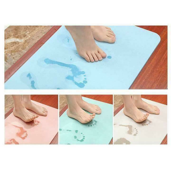 Thảm đá chùi chân siêu thấm hút nước thần kì nhật bản-Thảm lau chân tự khô