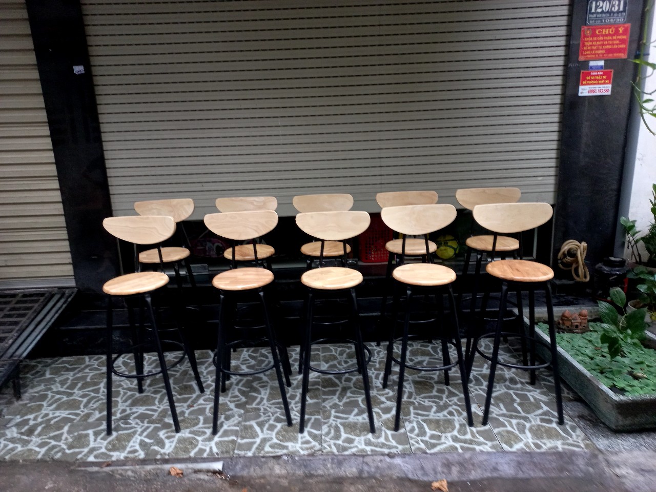 ghế quầy bar ban công
