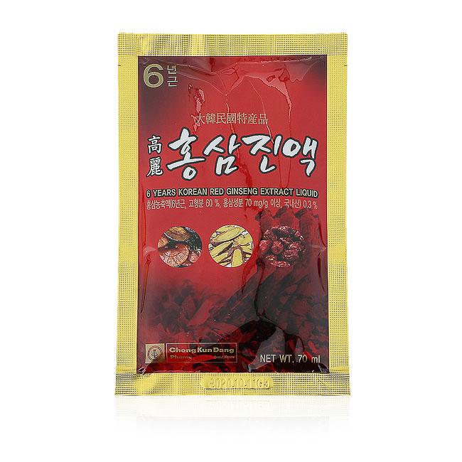 [HCM][SIÊU SALE] Hồng sâm nước 6 năm tuổi Chong Kun Dang (70ml x 30 gói)
