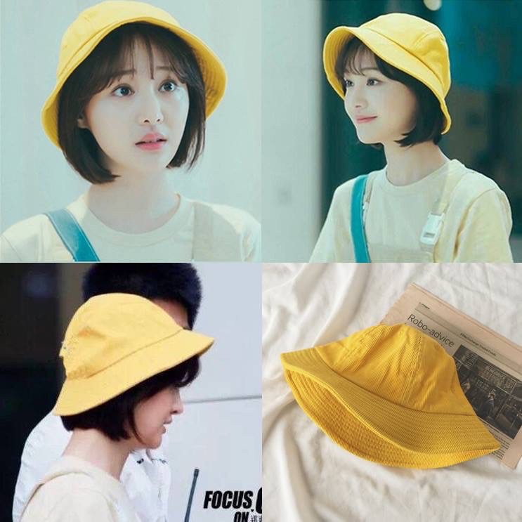 Mũ bucket 2 mặt thêu hình