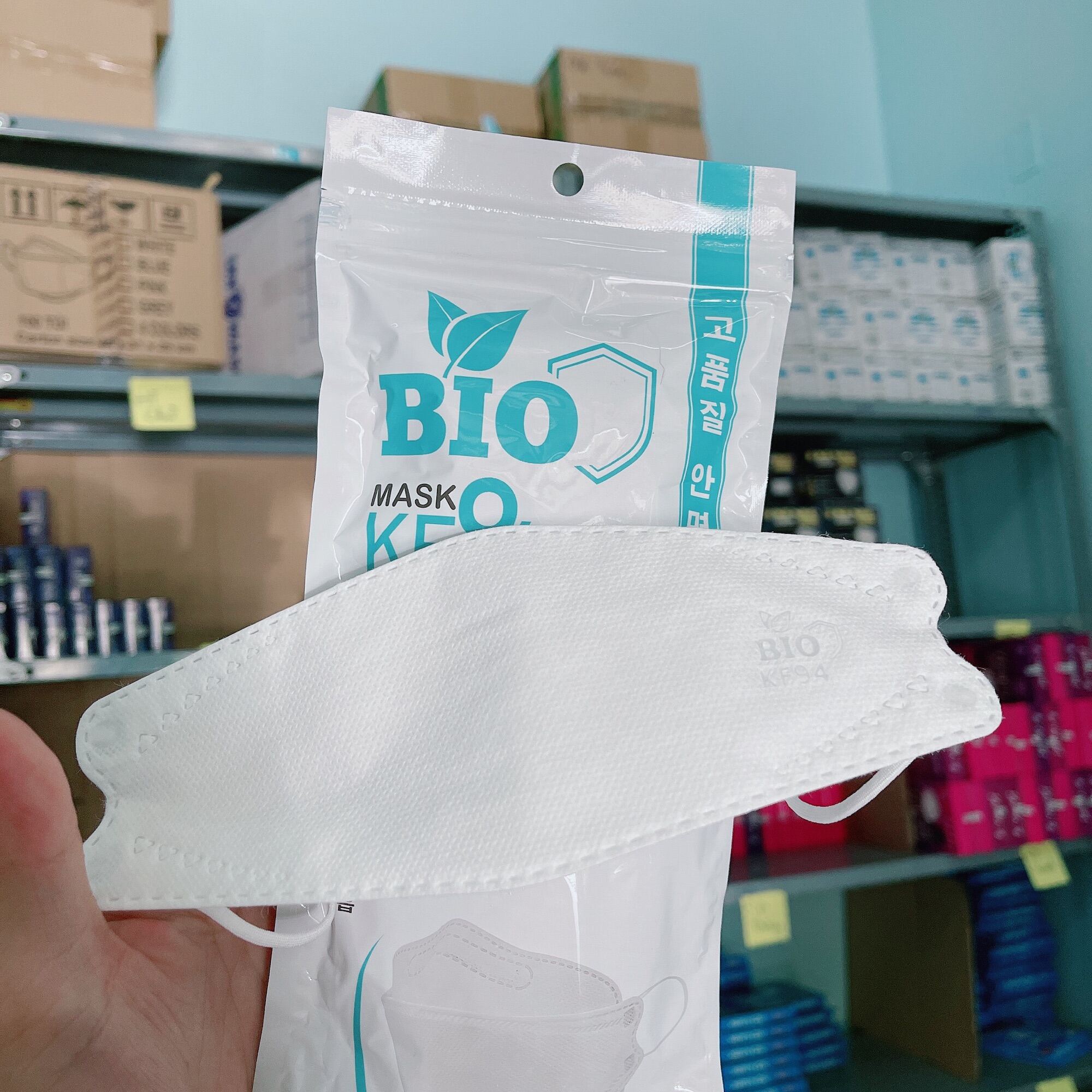 THÙNG 150 CHIẾC KHẨU TRANG 4D KF94 Bio