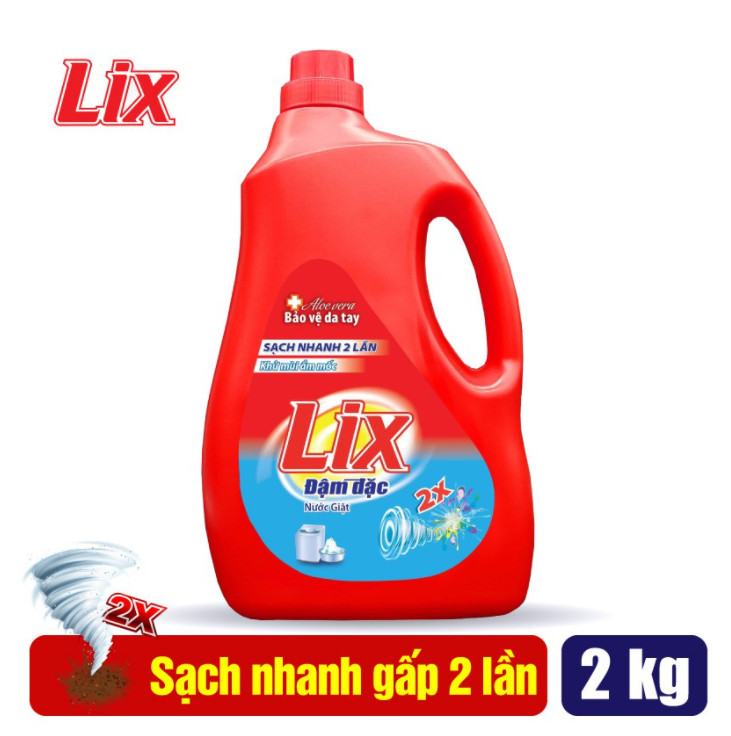 NƯỚC GIẶT LIX ĐẬM ĐẶC 2KG