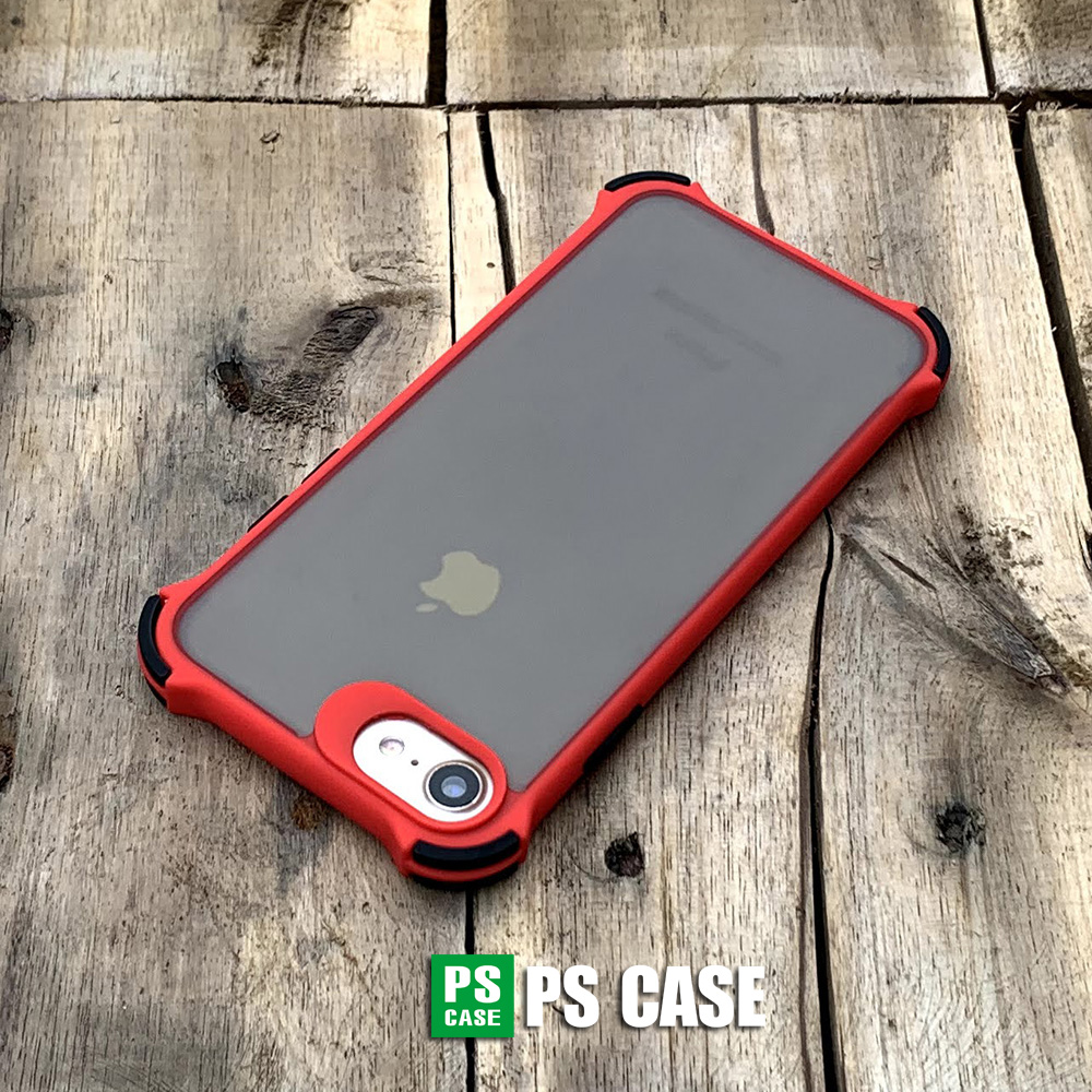 Ốp lưng chống sốc toàn phần dành cho iPhone 7 / iPhone 8 / iPhone SE 2020 - Màu Đỏ - PS Case Phân Phối