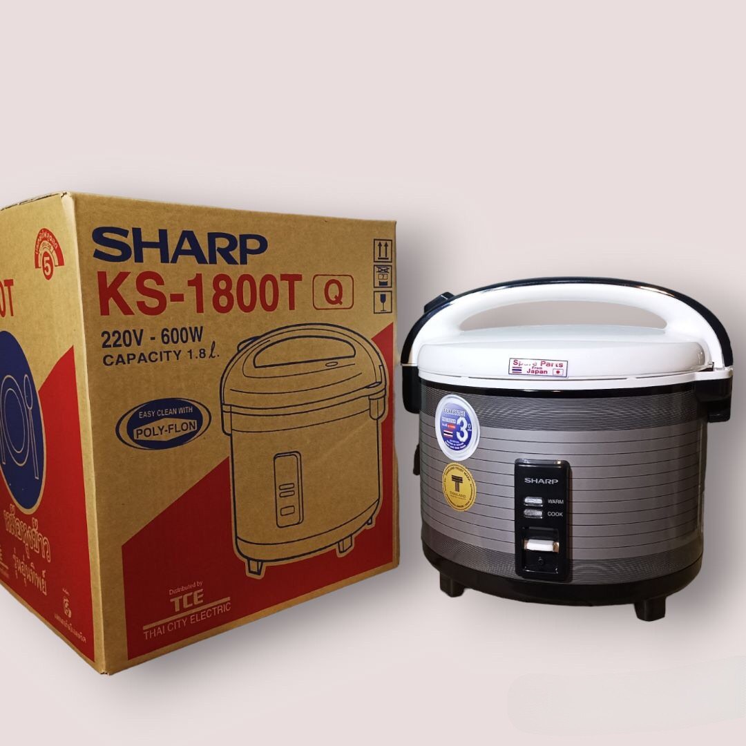 Nồi cơm điện SHARP KS-1800T 1,8 lít (Nhập khẩu nguyên chiếc)