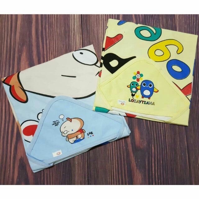 Chăn ủ fusi hình mùa hè có mũ, vải cotton đẹp