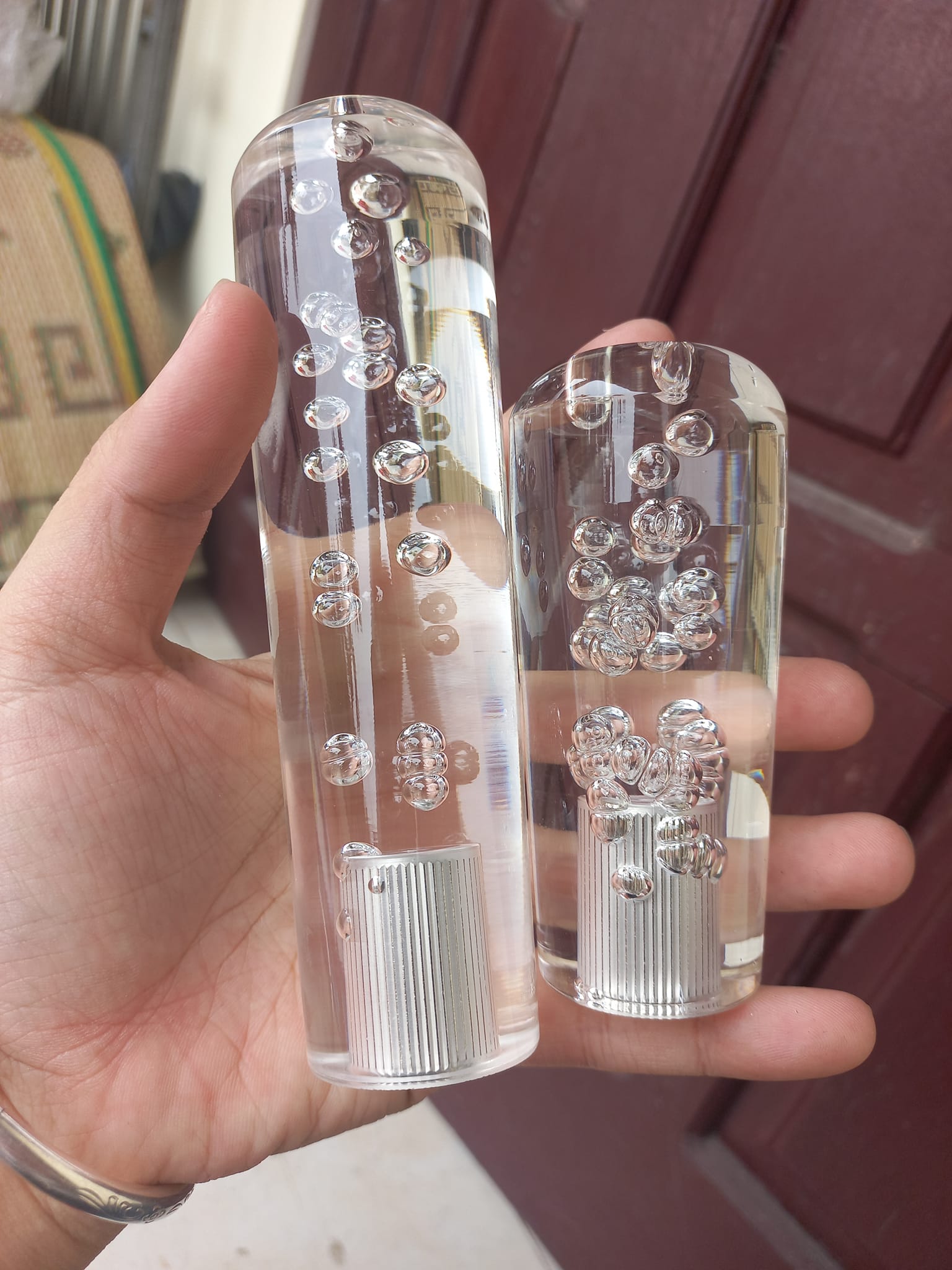 Bọc cần số pha lê xe ô tô