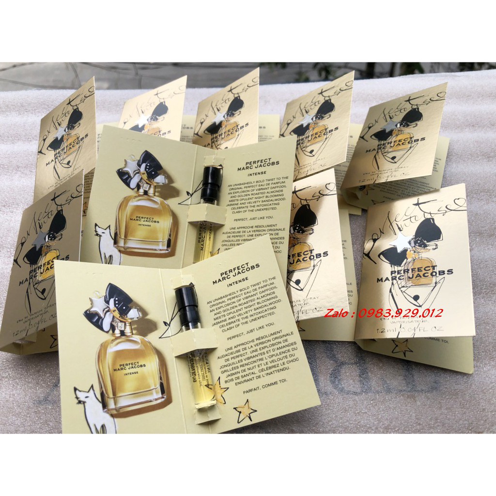 Mẫu thử Vial Nước hoa Marc Jacobs các mùi