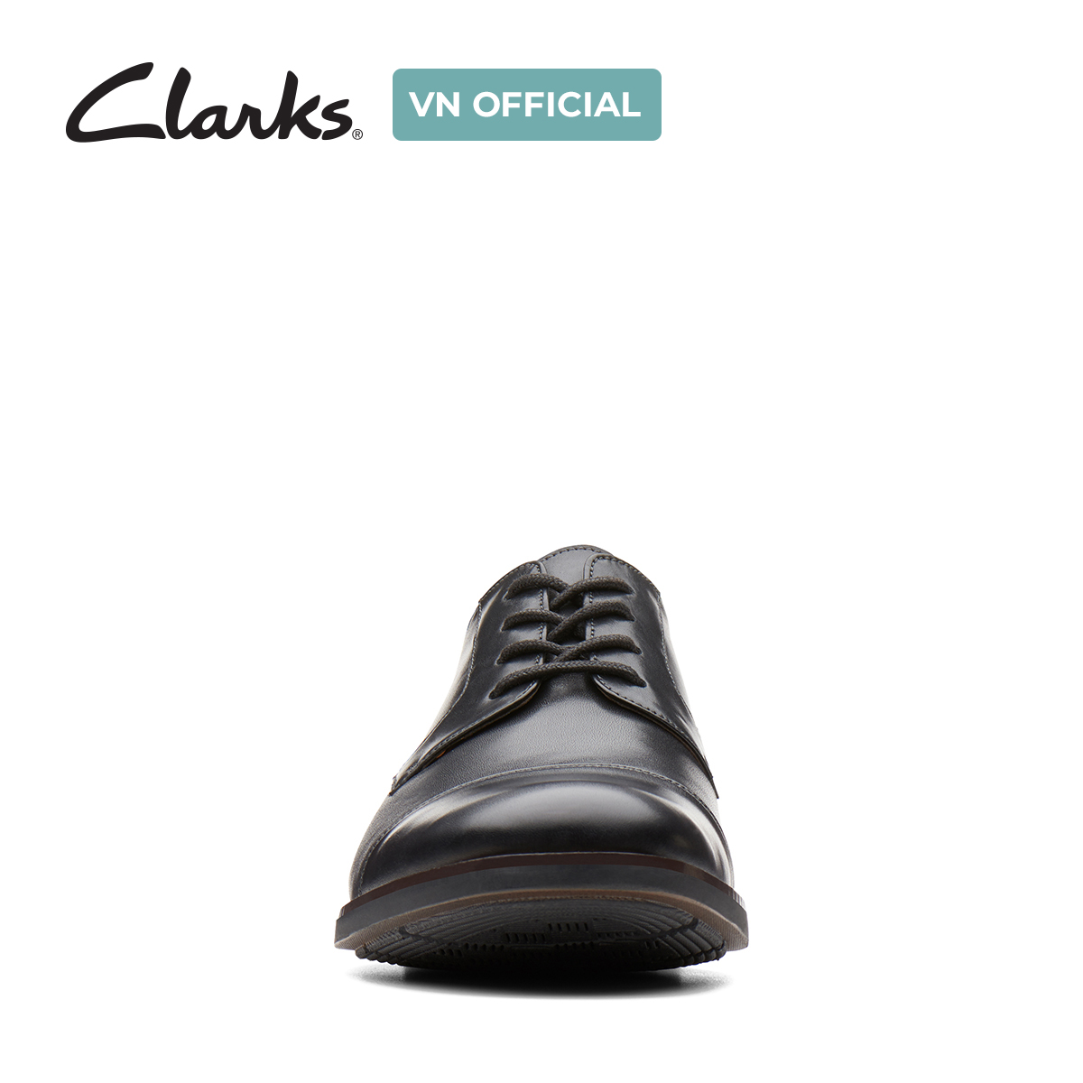 Giày Tây Da Nam Clarks - Becken Cap