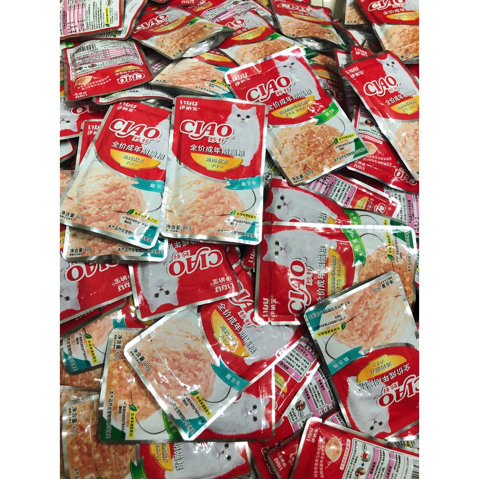 Pate Ciao gói 60gr cho mèo