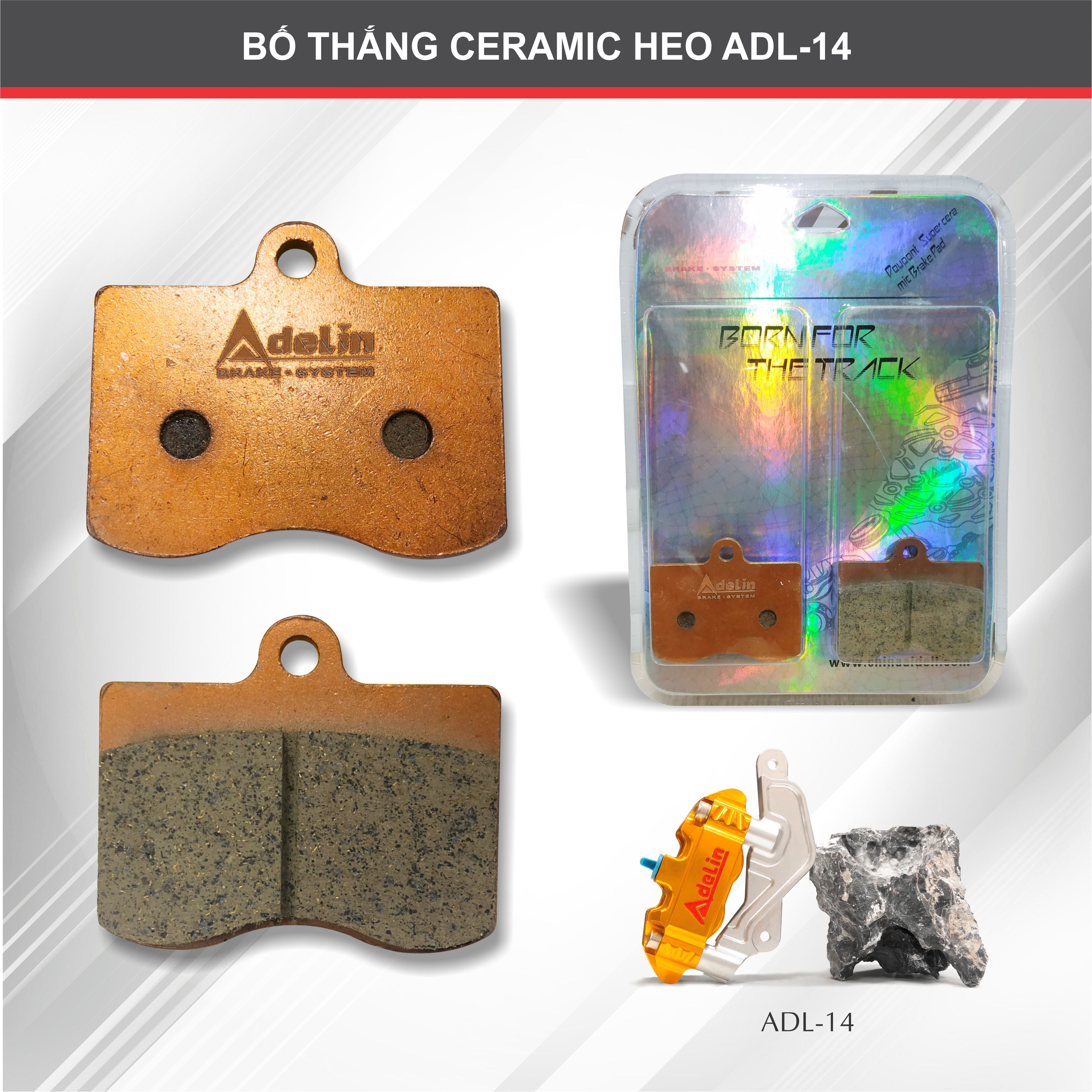 Bố Thắng (má phanh) CERAMIC cho các dòng heo ADELIN