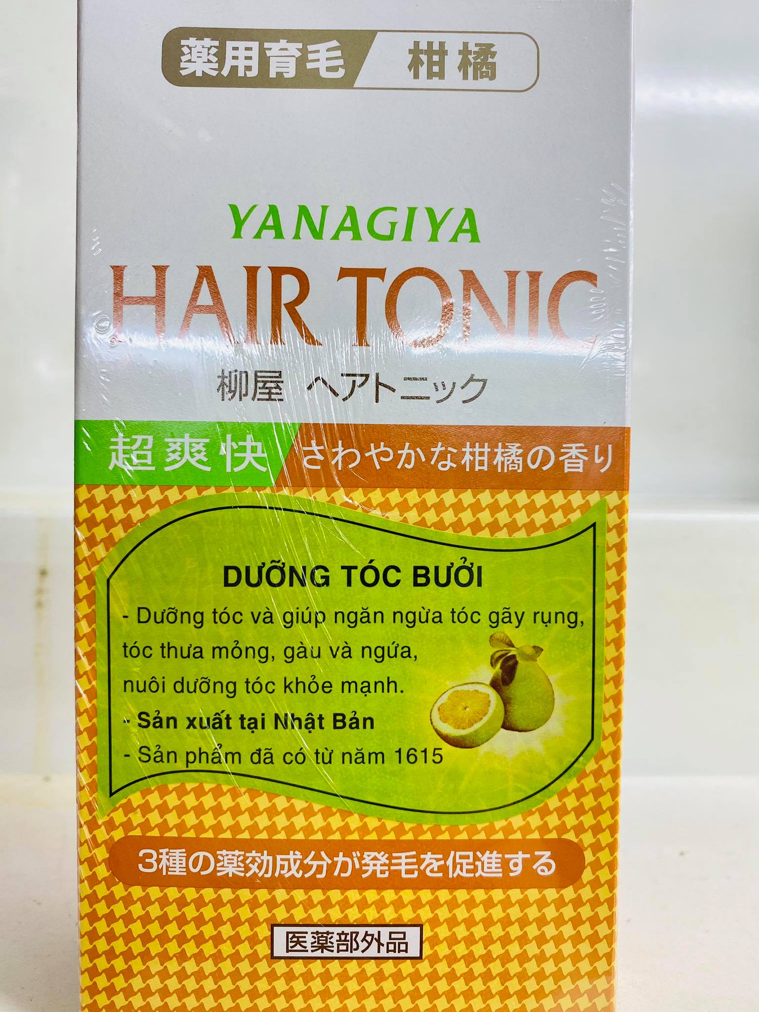 Dưỡng tóc Hair tonic Yanagiya Nhật Bản