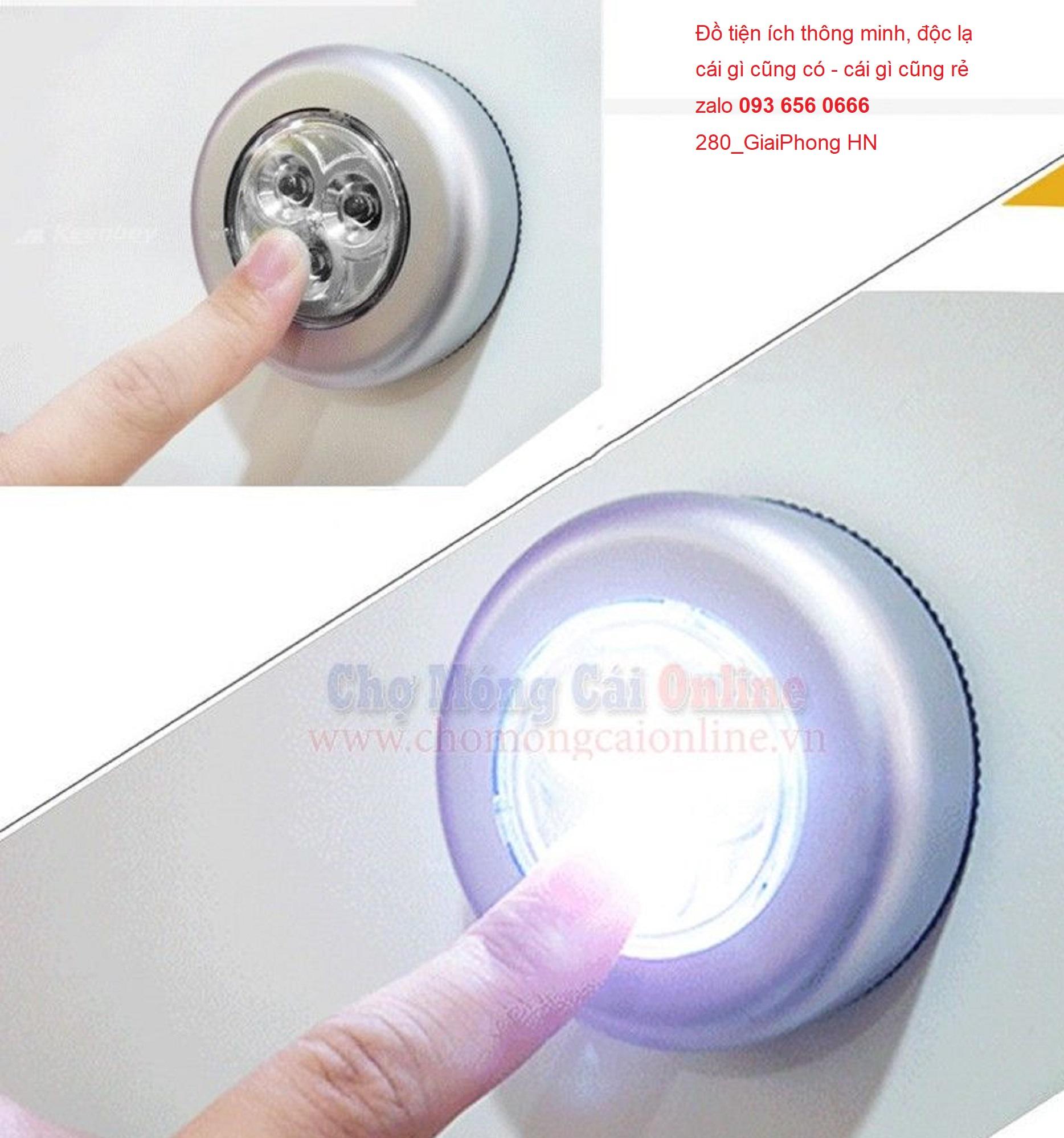 Đèn LED Dán Tường 3 Bóng, 4 Bóng Cảm Ứng Chạm