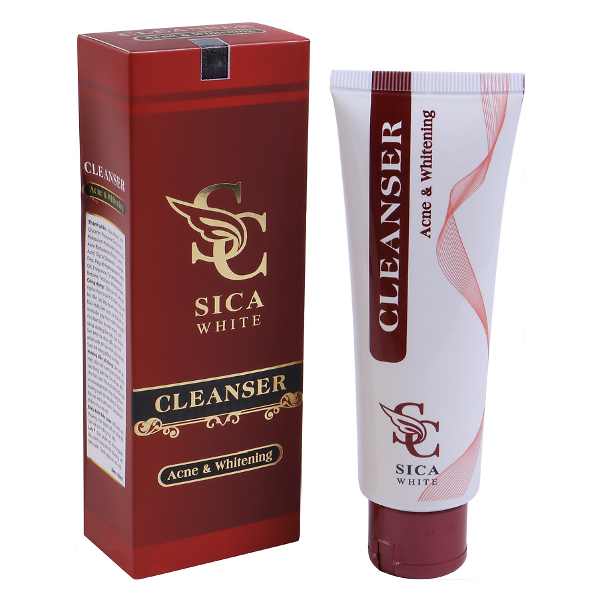 Sữa rữa mặt Sica White trắng da ngừa mụn SC white TriNganShop