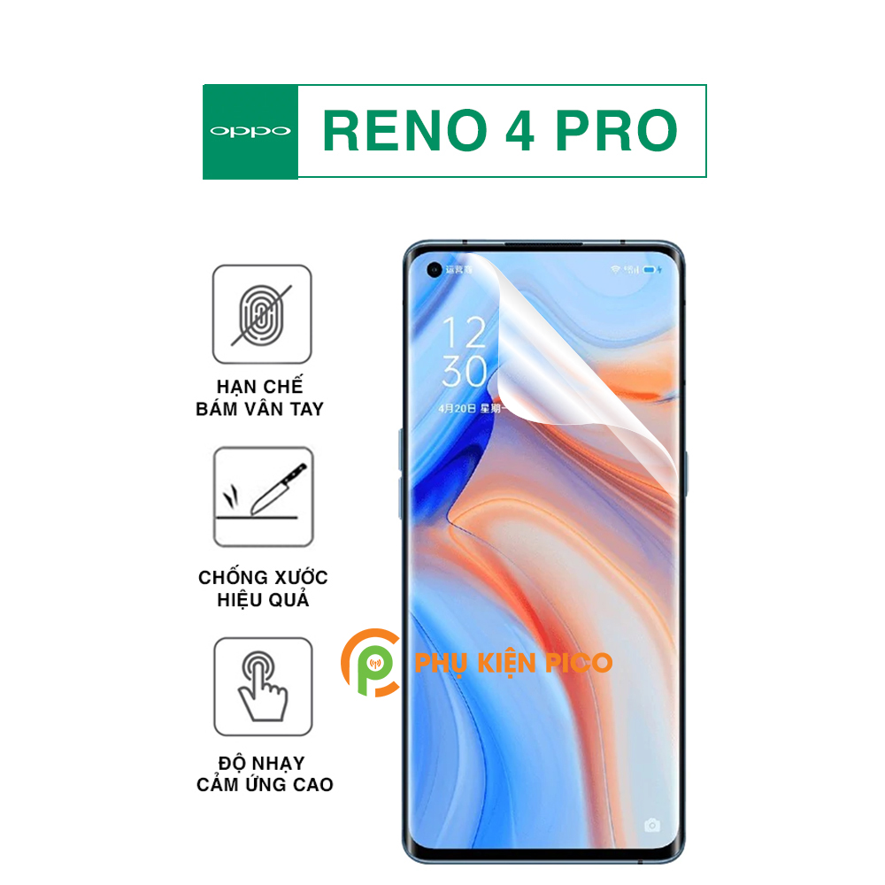 Dán màn hình Reno 4 Pro PPF cao cấp dẻo trong suốt full màn hình - Dán dẻo Oppo Reno 4 Pro