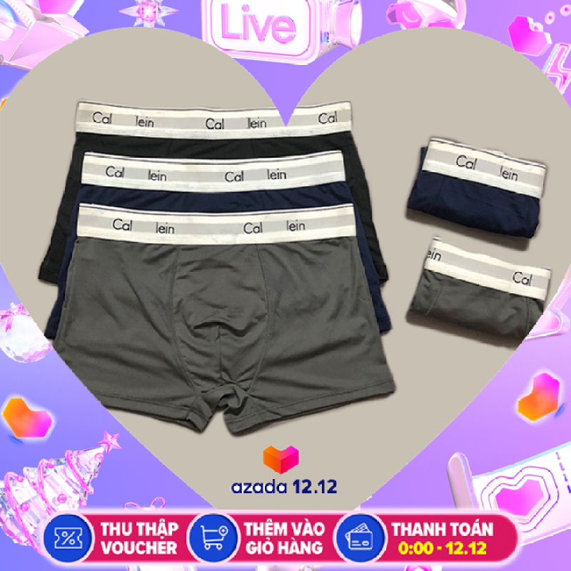 Combo 5 quần sịp đùi nam cotton thun lạnh co dãn 4 chiều thấm hút tối đa