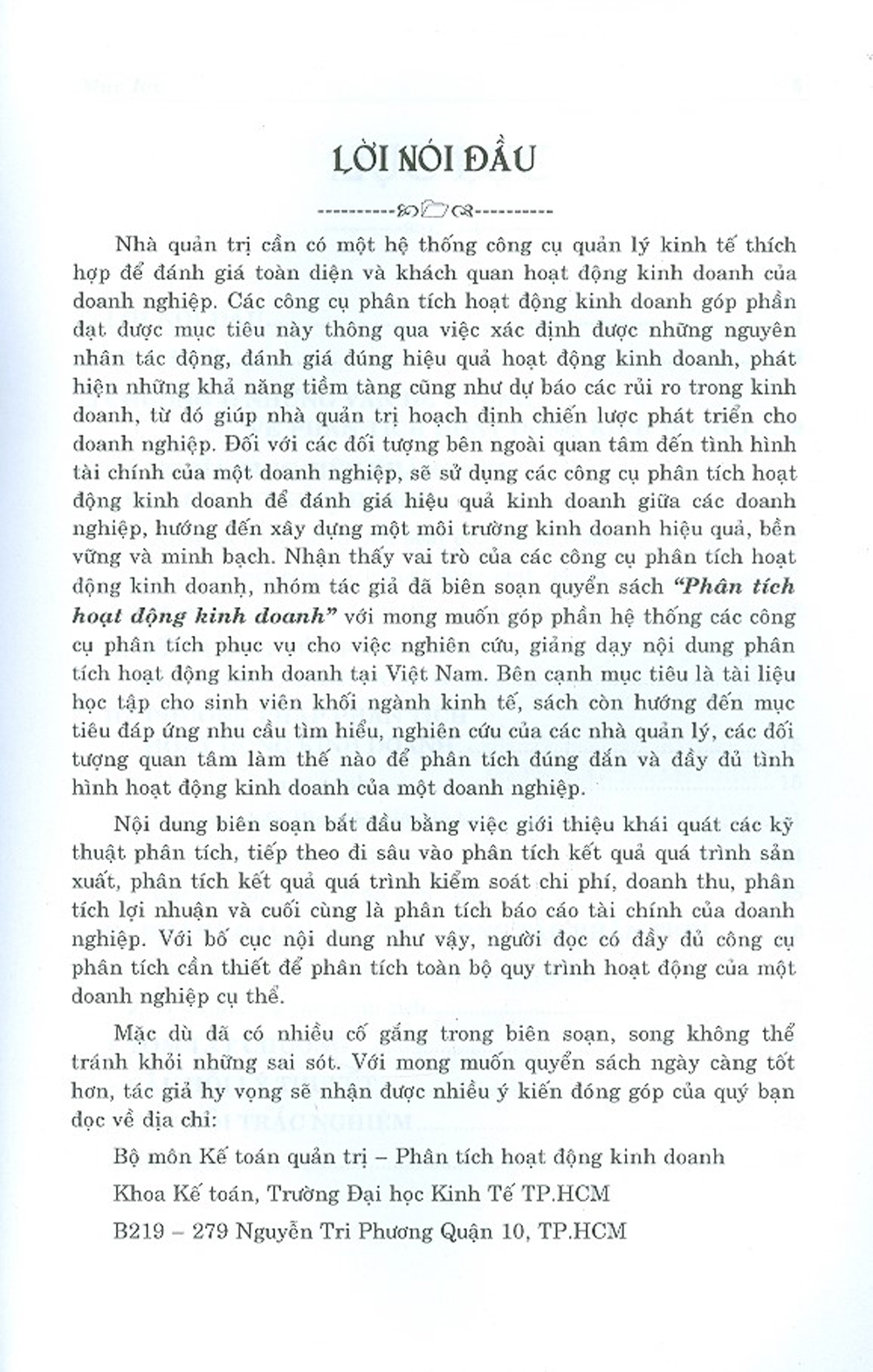 Phân Tích Hoạt Động Kinh Doanh