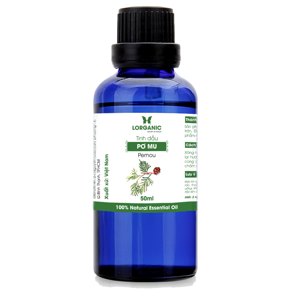 [HCM]Tinh dầu pơ mu Lorganic 10ml, 50ml