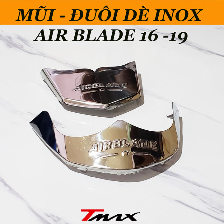 BỘ MỎ ĐUÔI DÈ XE AIR BLADE 2016 - 2019 INOX