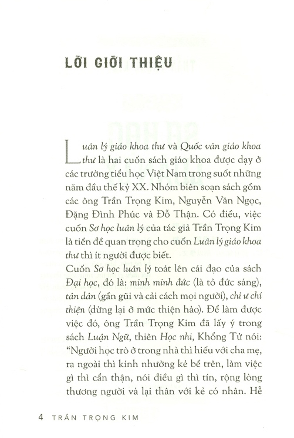 Sơ Học Luân Lý (Bìa Cứng)