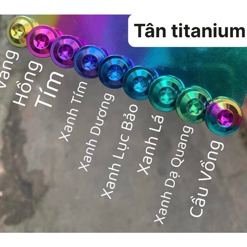 (GR5 XỊN ) Combo 24 ốc titan gắn full dàn áo winner V1 cực đẹp