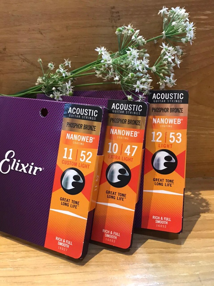 Dây Đàn Elixir Acoustic PhosPhor cỡ 11 chính hãng 16027 - Phân Phối Chính Hãng SolG