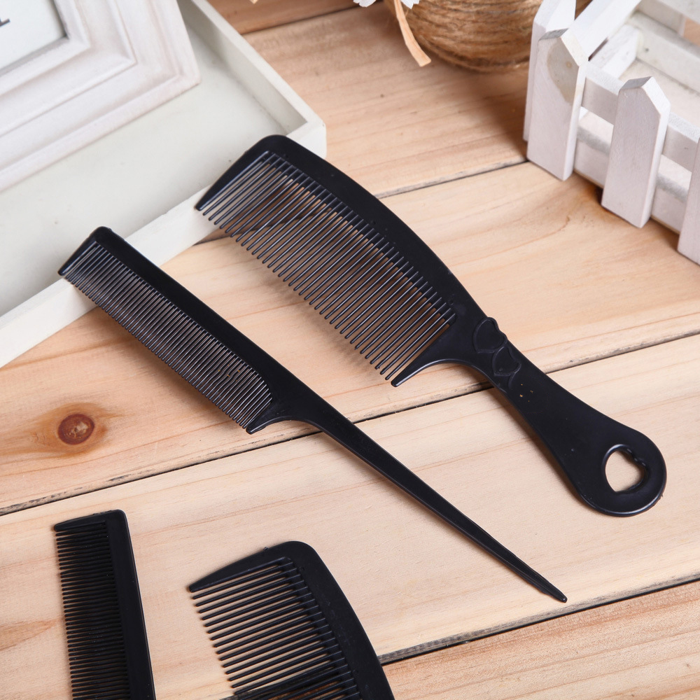 COMBO 2 Lược Nhựa Chải Tóc Tạo Kiểu Tóc Màu Đen