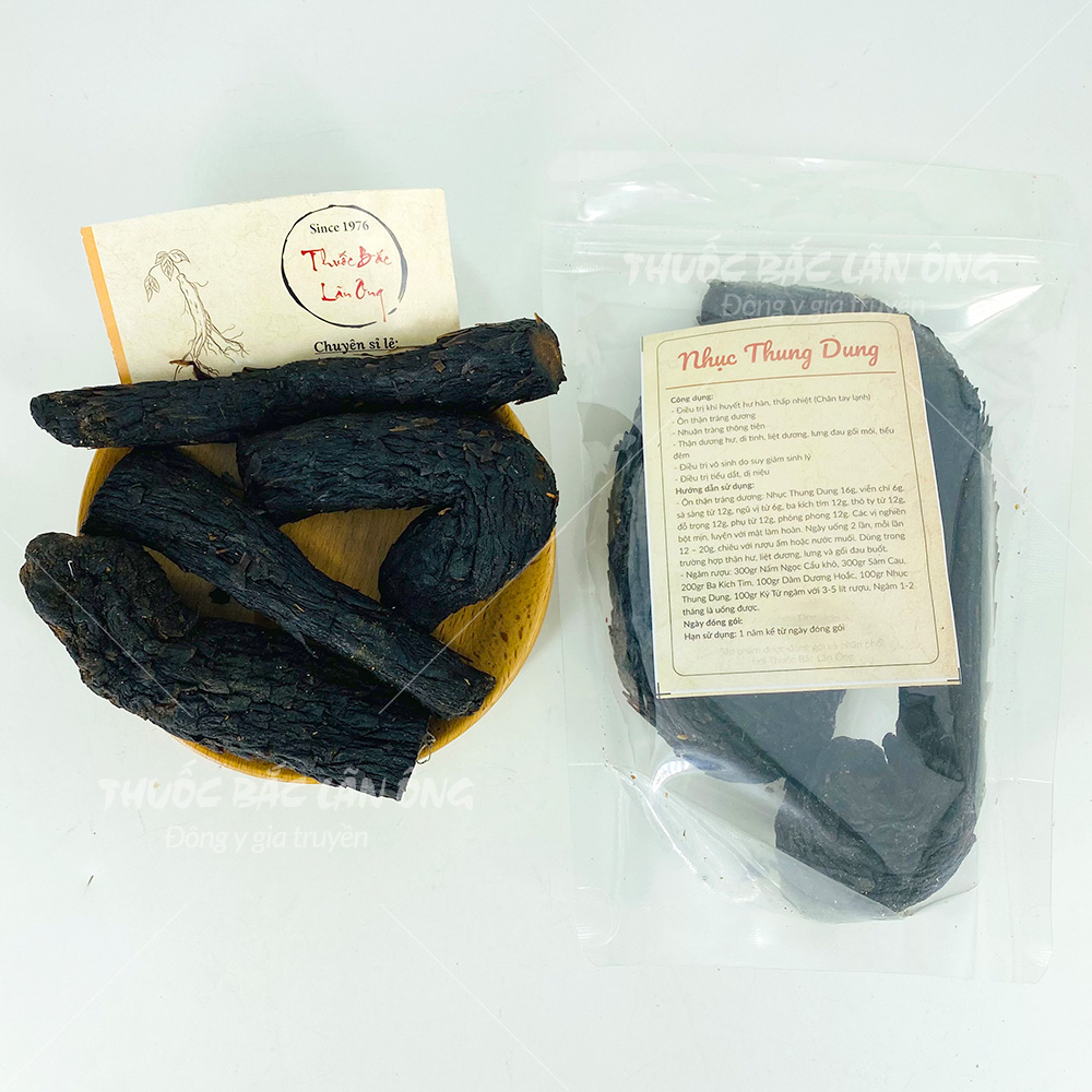 Nhục thung dung 500g, củ to, thơm, dẻo - Lãn Ông