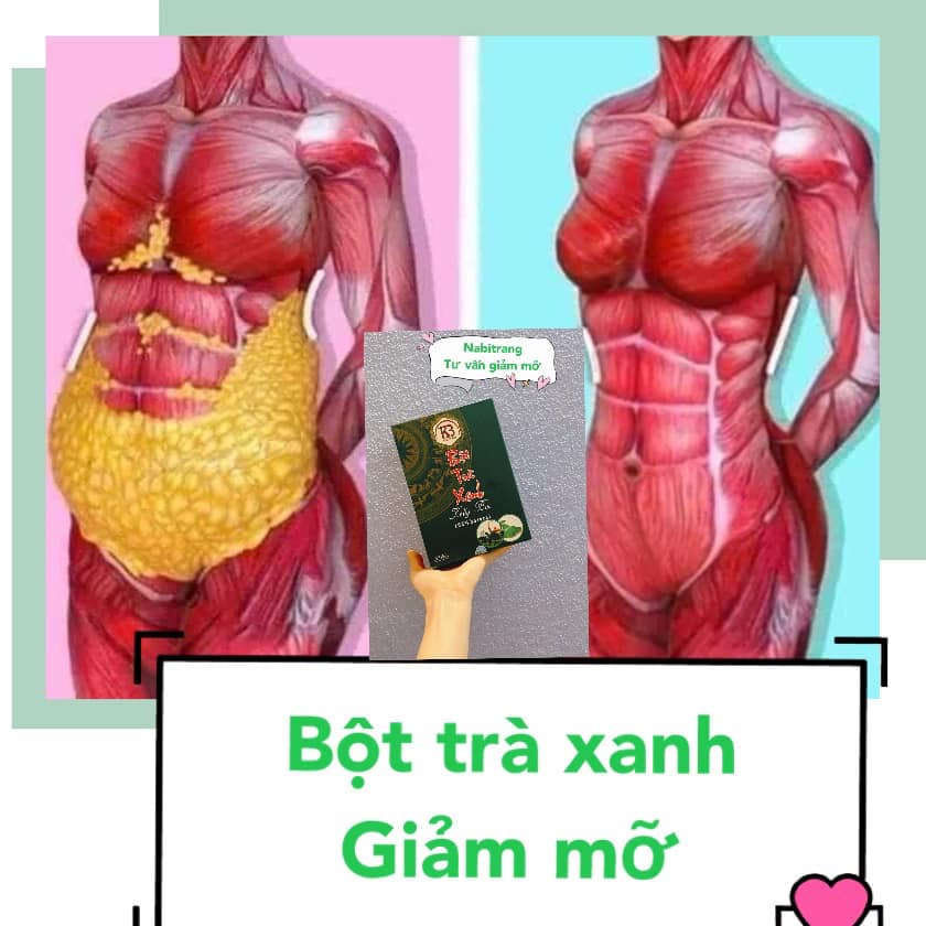 bột trà xanh kelly bùi